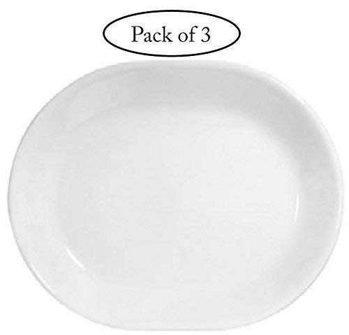 Corelle Livingware 12-1/4-inch Serving Platter, Winter Frost White-3-pack - My Kitchen Products