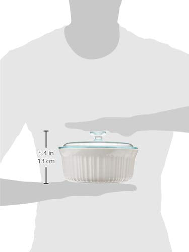 CorningWare French White 10-Pc Ceramic Bakeware Set with Lids Chip and Crack Resistant Stoneware Baking Dish, Microwave, Dishwasher, Oven, Freezer and Fridge Safe - My Kitchen Products