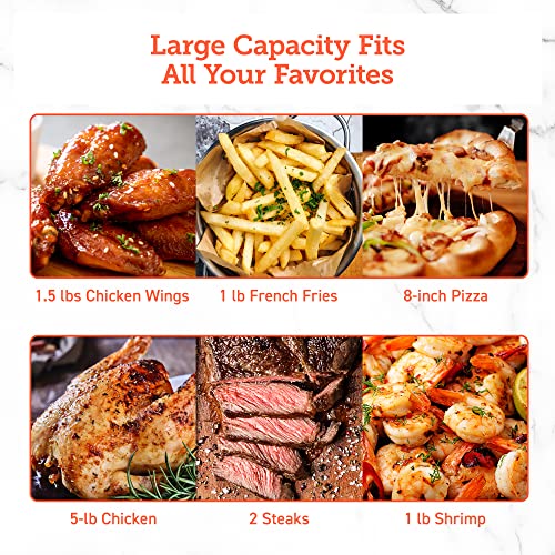 COSORI Air Fryer 5.8QT Pro Gen Smart 11-in-1 Toaster Oven , 100 Recipes Cookbook, 200+ Online Recipes , APP and Touch Screen Control, Works with Alexa & Google Assistant, Dishwasher-Safe Square Basket - My Kitchen Products