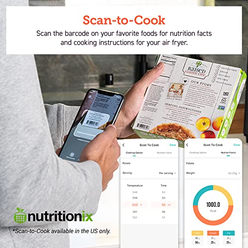 COSORI Air Fryer 5.8QT Pro Gen Smart 11-in-1 Toaster Oven , 100 Recipes Cookbook, 200+ Online Recipes , APP and Touch Screen Control, Works with Alexa & Google Assistant, Dishwasher-Safe Square Basket - My Kitchen Products