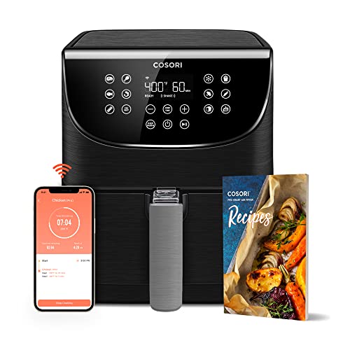 COSORI Air Fryer 5.8QT Pro Gen Smart 11-in-1 Toaster Oven , 100 Recipes Cookbook, 200+ Online Recipes , APP and Touch Screen Control, Works with Alexa & Google Assistant, Dishwasher-Safe Square Basket - My Kitchen Products