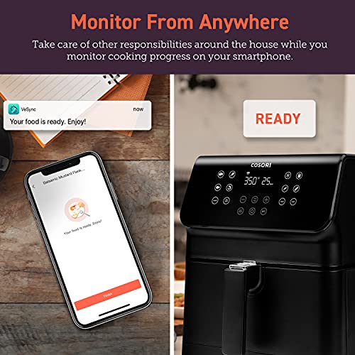 COSORI Air Fryer Pro Smart 5.8QT that Roast, Bake, 3-Way Control, 12-IN-1 Customizable Functions, Online Recipes, Detachable Basket, Works with Alexa & Google Assistant - My Kitchen Products