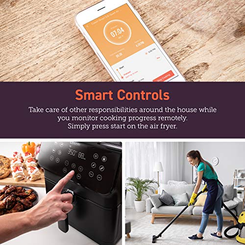 COSORI Air Fryer Pro Smart 5.8QT that Roast, Bake, 3-Way Control, 12-IN-1 Customizable Functions, Online Recipes, Detachable Basket, Works with Alexa & Google Assistant - My Kitchen Products