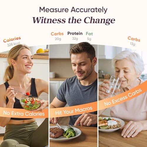Cosori Smart Food Kitchen Scale with Nutritional Calculator, Free App for AI Scan, Calorie & Macro Tracking, Food Preload, On-Screen Nutrient Info, Personal Goals, Rechargeable, 11 lb / 5 kg - My Kitchen Products
