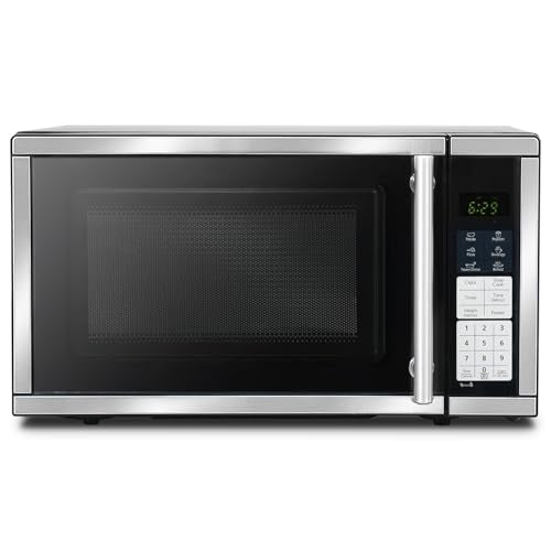 Countertop Microwave Ovens 0.7 Cu. Ft. 700 Watts Microwave Oven With LED Lighting,Turntable and Child Lock,Compact Microwave Perfect for Apartments and Dorms,Easy Clean Interior, Black - My Kitchen Products