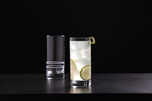 Crafthouse by Fortessa Professional Barware by Charles Joly, Etched Schott Zwiesel Tritan 16.2 oz Iced Beverage, Longdrink, Collins Barware/Cocktail Glass, Set of 4 - My Kitchen Products