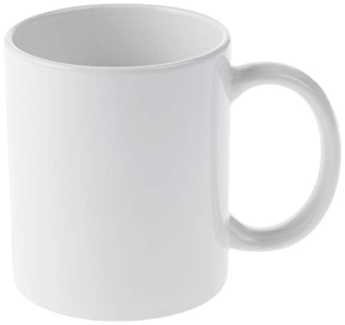 Cricut Beveled Blank, Ceramic-Coated, Dishwasher & Microwave Safe Mug to Decorate, Mug Press & Infusible Ink Compatible,12 Oz Sublimation, Ideal for Crafts and Printing, 6 Count, White - My Kitchen Products