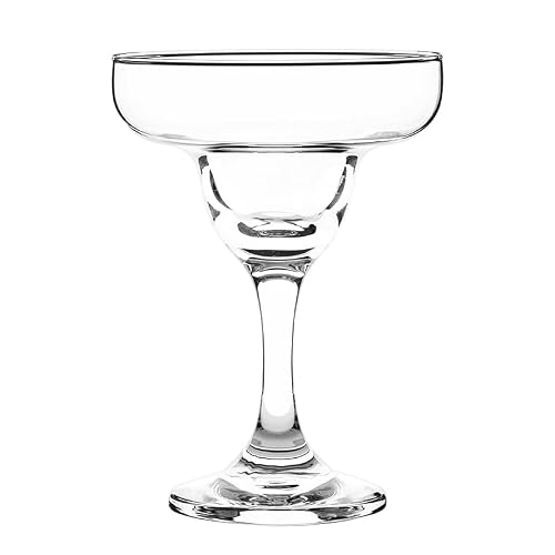 Cristar Margarita Glasses Set Of 4, 10oz Coupe Glasses, Made In Columbia, Tempered Rim, Dishwasher-Safe, Lead-free Cocktail Bar Glasses With Stem For Martinis, Mojitos, Pina Colada & Dessert Glasses. - My Kitchen Products