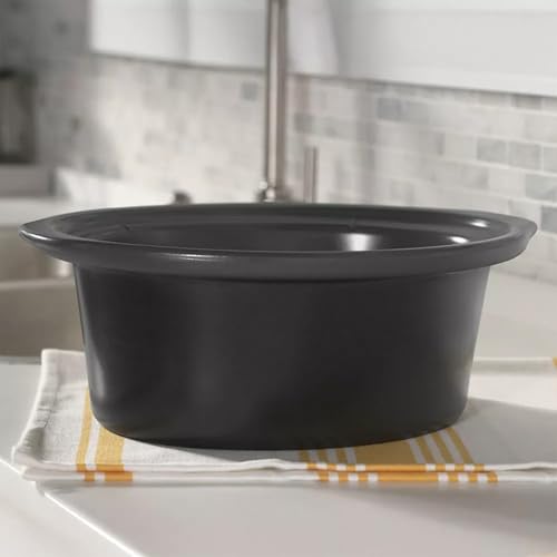 Crock-Pot 7-Quart Manual Slow Cooker, Family Size Serves 8+ People & Fits 6-lb Roast, Removable Stoneware with Warming Setting, Dishwasher Safe for Easy Cleanup, Charcoal - My Kitchen Products
