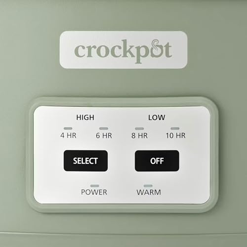 Crock-Pot Locking Lid 6qt Cook and Carry Programmable Slow Cooker Moonshine Green (Green) - My Kitchen Products