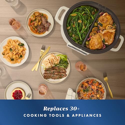 Crock-Pot MultiMeal Multicooker and Programmable Slow Cooker with Bake Function, Create 2 Dishes Simultaneously, Two 3.7qt Nonstick Pots Feed 8+ People, Dishwasher-Safe - My Kitchen Products