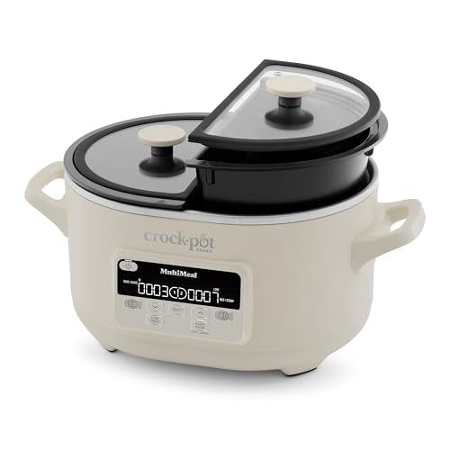 Crock-Pot MultiMeal Multicooker and Programmable Slow Cooker with Bake Function, Create 2 Dishes Simultaneously, Two 3.7qt Nonstick Pots Feed 8+ People, Dishwasher-Safe - My Kitchen Products