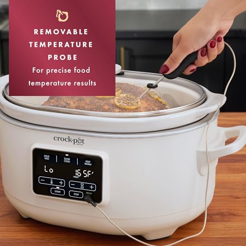 Crock-Pot Programmable 6-Quart Slow Cooker with Sous Vide, Oat Milk - My Kitchen Products