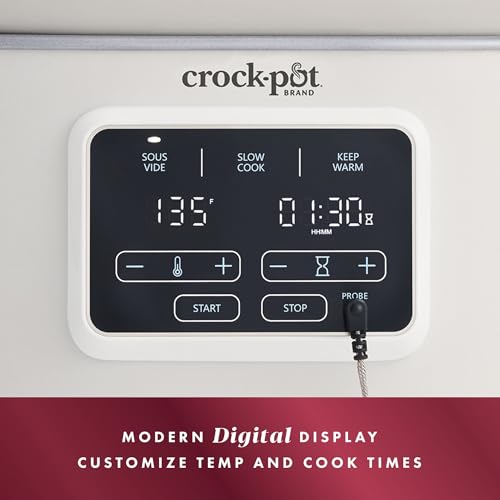 Crock-Pot Programmable 6-Quart Slow Cooker with Sous Vide, Oat Milk - My Kitchen Products