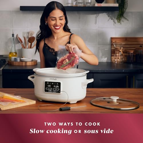 Crock-Pot Programmable 6-Quart Slow Cooker with Sous Vide, Oat Milk - My Kitchen Products