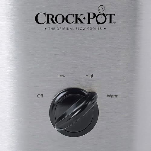 Crock-Pot SCCPVL600S Cook' N Carry 6-Quart Oval Manual Portable Slow Cooker, Silver - My Kitchen Products
