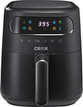 CRUX x Marshmello 3.0 QT Digital Air Fryer with TurboCrisp Technology, Touch Screen Temperature Control, Timer and Auto Shut-off, Fully Programmable, Silicone Cupcake Molds Included, Black - My Kitchen Products