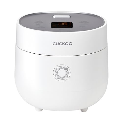 CUCKOO Micom Rice Cooker 3-Cup Uncooked / 6-Cup Cooked with Nonstick Inner Pot, Small Rice Maker with 8 Menu Options, Fuzzy Logic Technology, Auto Clean, Quick Rice Mode, White (CR-0375FW) - My Kitchen Products