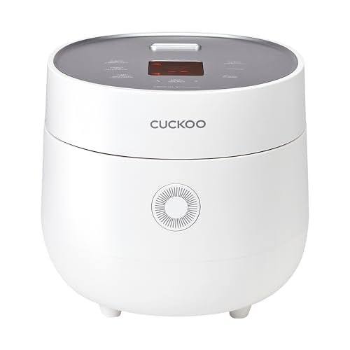 CUCKOO Micom Rice Cooker 6-Cup Uncooked / 12-Cup Cooked with Nonstick Inner Pot, Versatile Rice Maker with 9 Menu Options, Fuzzy Logic Technology, Auto Clean, Quick Rice Mode, White (CR-0675FW) - My Kitchen Products