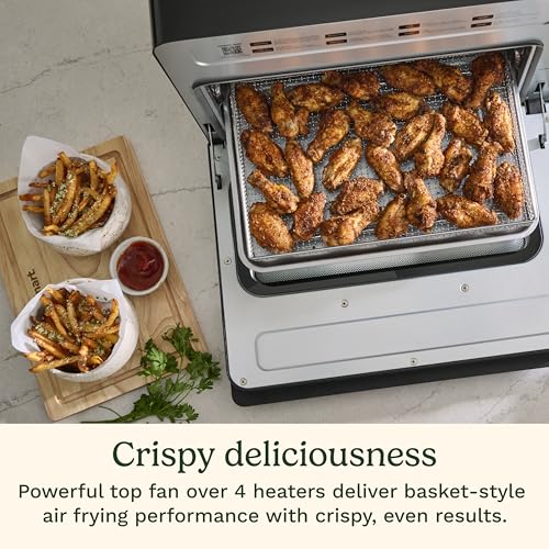 Cuisinart 10-in-1 Digital Air Fryer Toaster Oven, Countertop Convection Oven with Stainless Steel Interior Air Fry, Bake, Toast & Roast, Family Size Fits 4-lb. Chicken, PFAS Free Accessories - My Kitchen Products