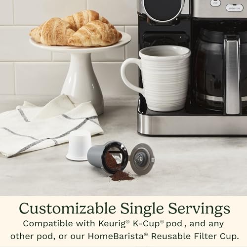 Cuisinart 12-Cup Coffee Maker, Single-Serve Brewer Glass Carafe, Automatic Hot & Iced Coffee Machine, Brew Strength Control and Pause, SS-16, Stainless Steel - My Kitchen Products