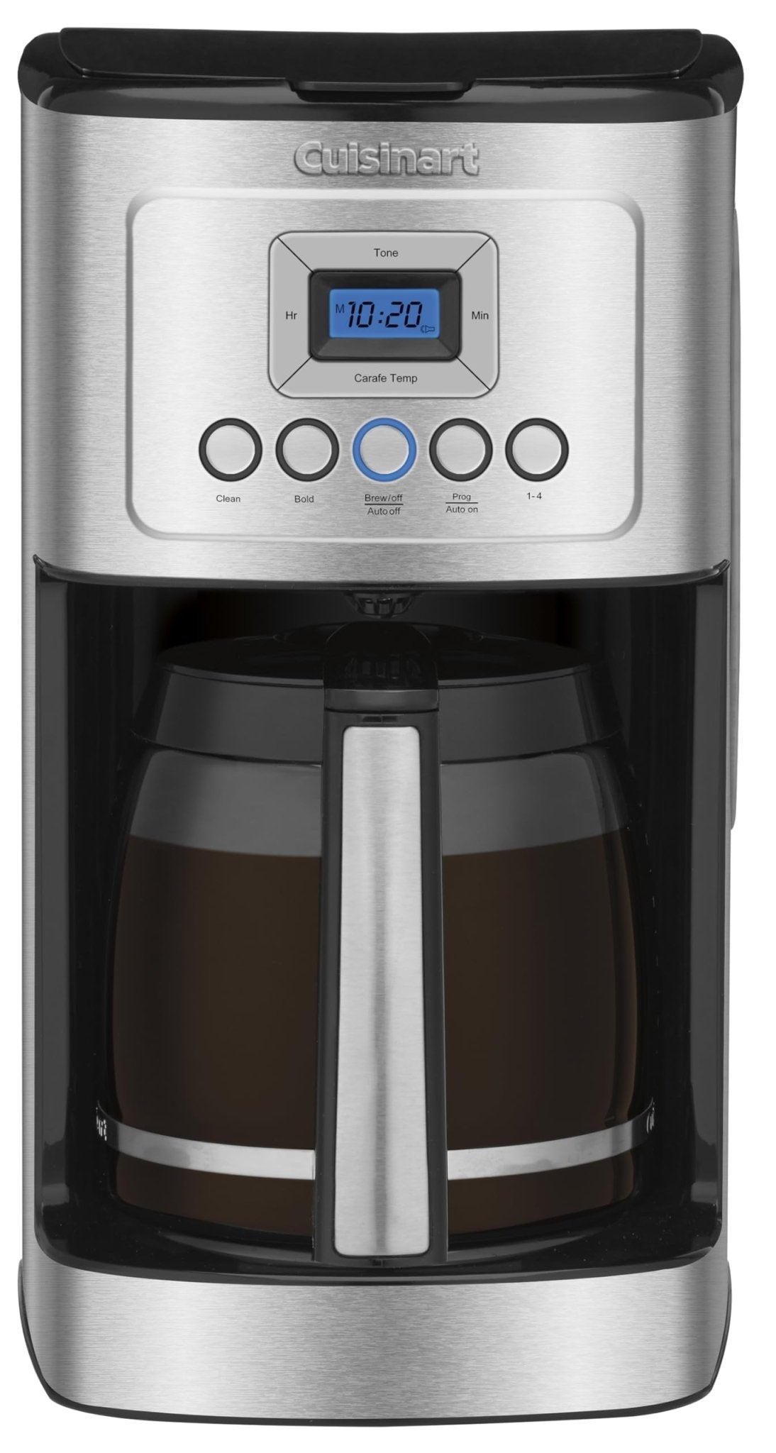 Cuisinart 14-Cup Coffee Maker, Programmable PerfecTemp Glass Carafe Coffee Machine with 1-4 Cup