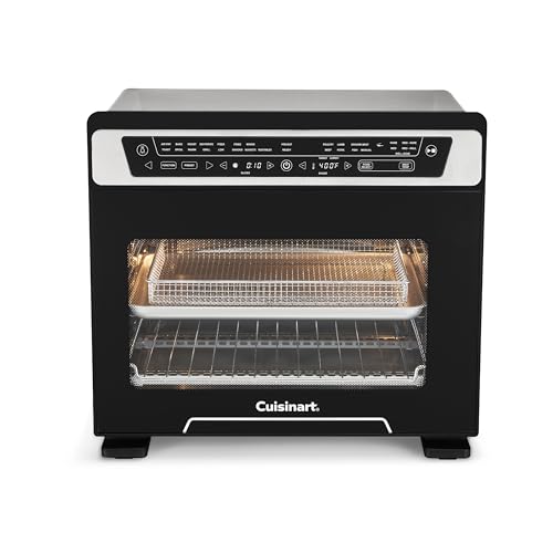 Cuisinart 15-in-1 Extra-Large Digital Air Fryer Oven with 9"x13" 2-in-1 Pan, Air Fry 4 Lbs of Wings, Cook a 13 Lb Turkey or 5+ Lb Chicken, Toast 9 Slices of Bread, and Bake a 13" Pizza, TOA-112 - My Kitchen Products