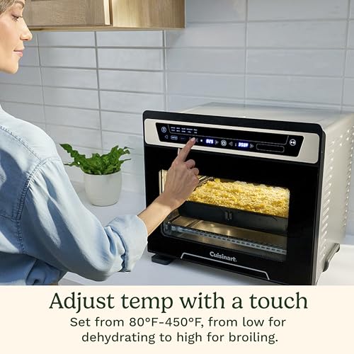 Cuisinart 15-in-1 Extra-Large Digital Air Fryer Oven with 9"x13" 2-in-1 Pan, Air Fry 4 Lbs of Wings, Cook a 13 Lb Turkey or 5+ Lb Chicken, Toast 9 Slices of Bread, and Bake a 13" Pizza, TOA-112 - My Kitchen Products