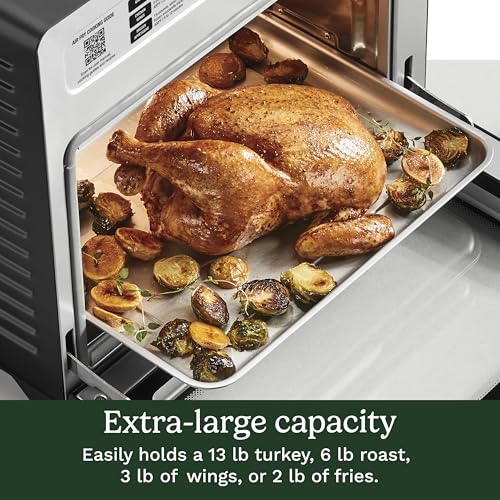 Cuisinart 15-in-1 Extra-Large Digital Air Fryer Oven with 9"x13" 2-in-1 Pan, Air Fry 4 Lbs of Wings, Cook a 13 Lb Turkey or 5+ Lb Chicken, Toast 9 Slices of Bread, and Bake a 13" Pizza, TOA-112 - My Kitchen Products