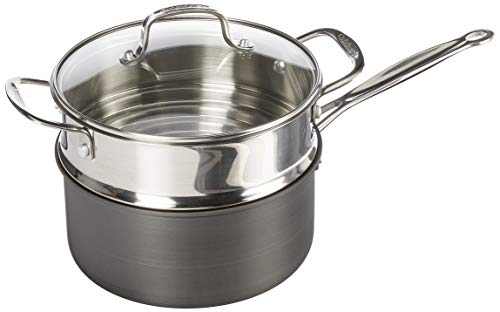 Cuisinart 17-Piece Pots and Pans Set, Non Stick Hard Anodized Cookware Set, Compatible with Electric, Gas Cooktops, Dishwasher Safe, Oven Safe Pot Set, Cool Grip Handles, Aluminum Core for Even Heat - My Kitchen Products