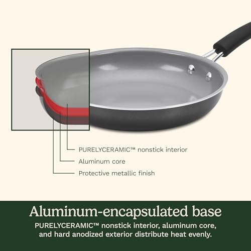 Cuisinart, 3-Pc Classic Ceramic Nonstick Skillet Set, Amazon Exclusive, 35C22-3BK - My Kitchen Products