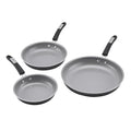 Cuisinart, 3-Pc Classic Ceramic Nonstick Skillet Set, Amazon Exclusive, 35C22-3BK - My Kitchen Products