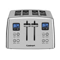 Cuisinart 4 Slice Countdown Motorized Toaster, Compact Design with Extra-Wide Slots for Toasting, Defrost & Reheat Functions, CPT-435P1, Stainless Steel - My Kitchen Products