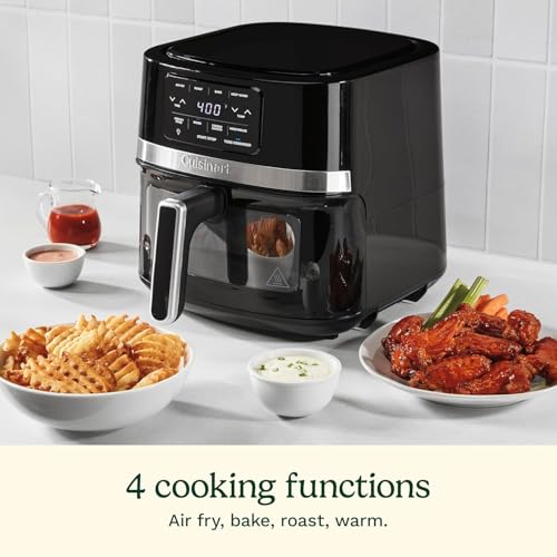 Cuisinart 4.5-Qt Basket Air Fryer, Interior light, Dishwasher-Safe Parts, 4 Presets, Roast, Bake, Broil, Air Fry & Keep Warm for Quick & Easy Meals (AIR-160C) - My Kitchen Products