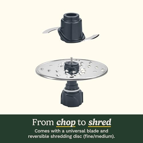 Cuisinart 5‑Cup Chop & Shred Food Processor, Compact Food Chopper, Easy‑Store Design, Silver FP-5 - My Kitchen Products