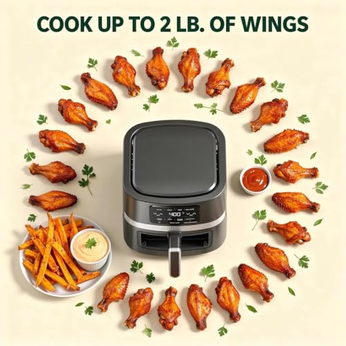Cuisinart Air Fryer, 4.5-Quart Basket Fryer with 4 Cooking Functions to Air Fry, Roast, Bake, and Keep Warm, 4 Airfryer Presets, Dishwasher-Safe Parts, AIR-160NAS, Stainless Steel & Black - My Kitchen Products