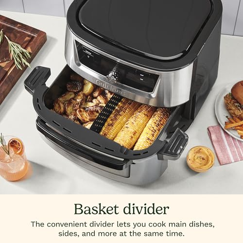 Cuisinart Air Fryer, 9-Quart Basket Stainless Steel Fryer Oven with 6 Presets to Roast, Bake, Broil, Air Fry, Dehydrate and Keep Warm, Dishwasher-Safe Parts, Quick & Easy Meals, AIRX-221, Black - My Kitchen Products