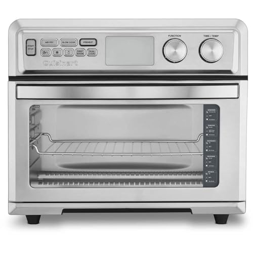 Cuisinart Air Fryer Toaster Oven with Extra-Large Capacity, 1800W Stainless Steel Oven with Digital Display, Bake, Broil, Roast & Air Fry Options, Adjustable Temperature, TOA-95NAS - My Kitchen Products