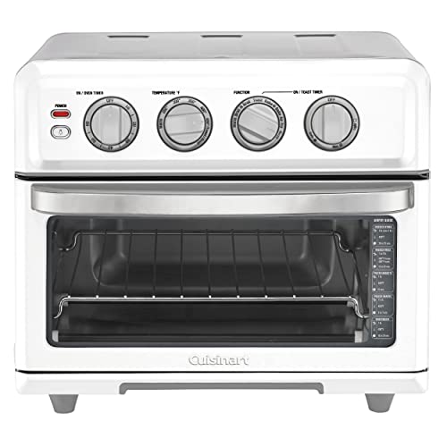 Cuisinart Air Fryer Toaster Oven with Grill, 1800W 8-1 Air Fryer Oven with Bake, Convection Bake, Grill, Broil and Warm Options, Large Capacity, 60-Minute Timer, TOA-70W, White - My Kitchen Products
