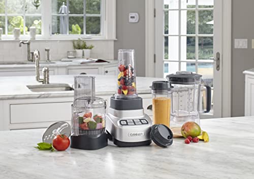 Cuisinart BFP-650P1 Velocity Ultra Trio 1-HP Blender/Food Processor with Travel Cups, Die Cast - My Kitchen Products