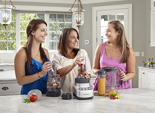 Cuisinart BFP-650P1 Velocity Ultra Trio 1-HP Blender/Food Processor with Travel Cups, Die Cast - My Kitchen Products