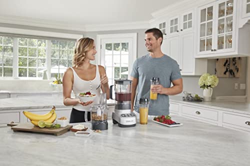 Cuisinart BFP-650P1 Velocity Ultra Trio 1-HP Blender/Food Processor with Travel Cups, Die Cast - My Kitchen Products