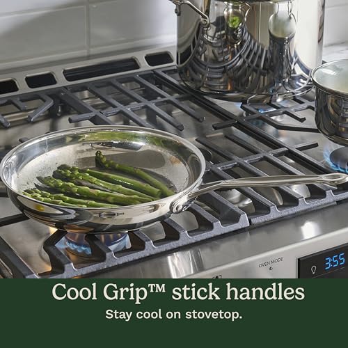 Cuisinart Chef’s Classic 11-Piece Stainless Steel Pots and Pans Set, Cookware Set Compatible with Induction, Electric, Gas Cooktops, Aluminum Core for Even Heat, Cool Grip Handles, Dishwasher Safe - My Kitchen Products