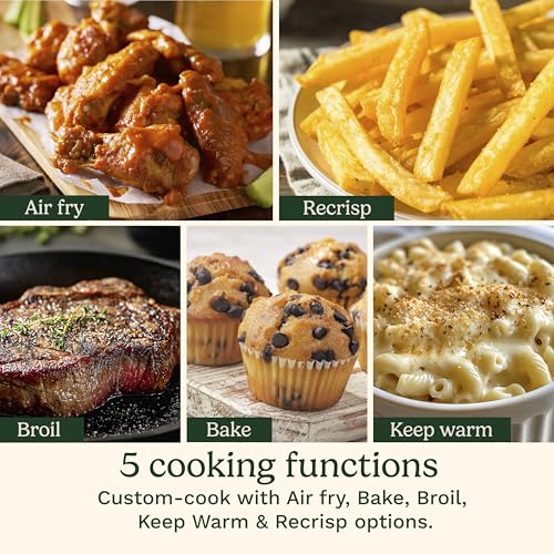 Cuisinart ClearView 4-Quart Air Fryer with Glass Basket and PFAS-Free Ceramic Nonstick Crisper Plate, 5 Cooking Functions, 2 Custom Presets, Adjustable Temperature up to 450°F, 3-Year Warranty, AFC-4 - My Kitchen Products
