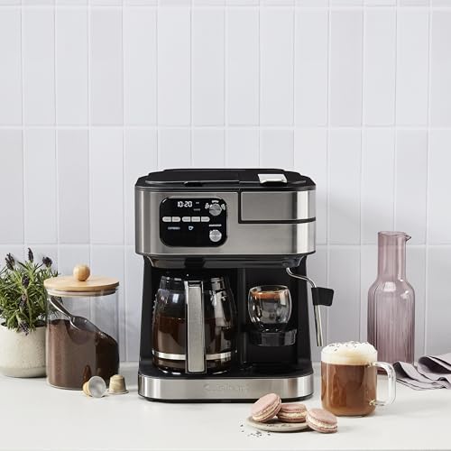 Cuisinart Coffee Center Barista Bar 4-in-1 Coffee Maker, Single-Serve Pods Compatible, Coffeemaker, Three Brewing Sizes, SS-4N1NAS, Black - My Kitchen Products