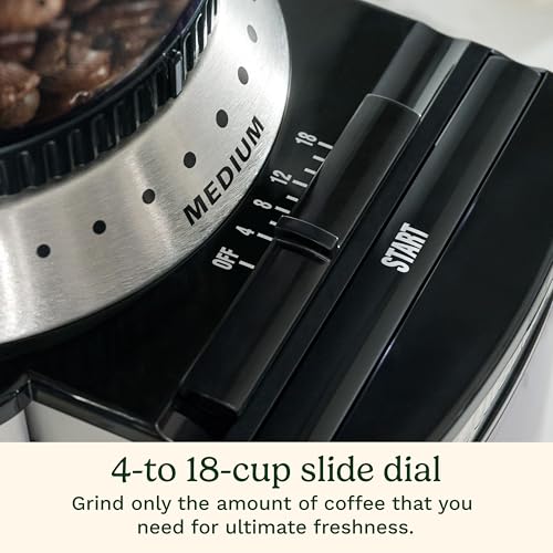 Cuisinart Coffee Grinder, Electric One-Touch Automatic Burr Coffee Grinder with 18-Position Grind Selector, Cup Size Selector for 4 – 18 Cups, DBM-8P1, Black Stainless - My Kitchen Products