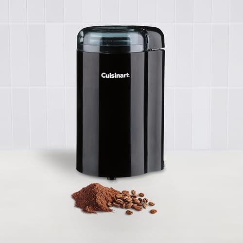 Cuisinart Coffee Grinder, One Touch Control Coffee Bean Grinder with Stainless Steel Bowl and Blades, 2.5 oz/70g Capacity Enough for 12 Cups, On/Off Switch with Safety Interlock, DCG-20BKN, Black - My Kitchen Products