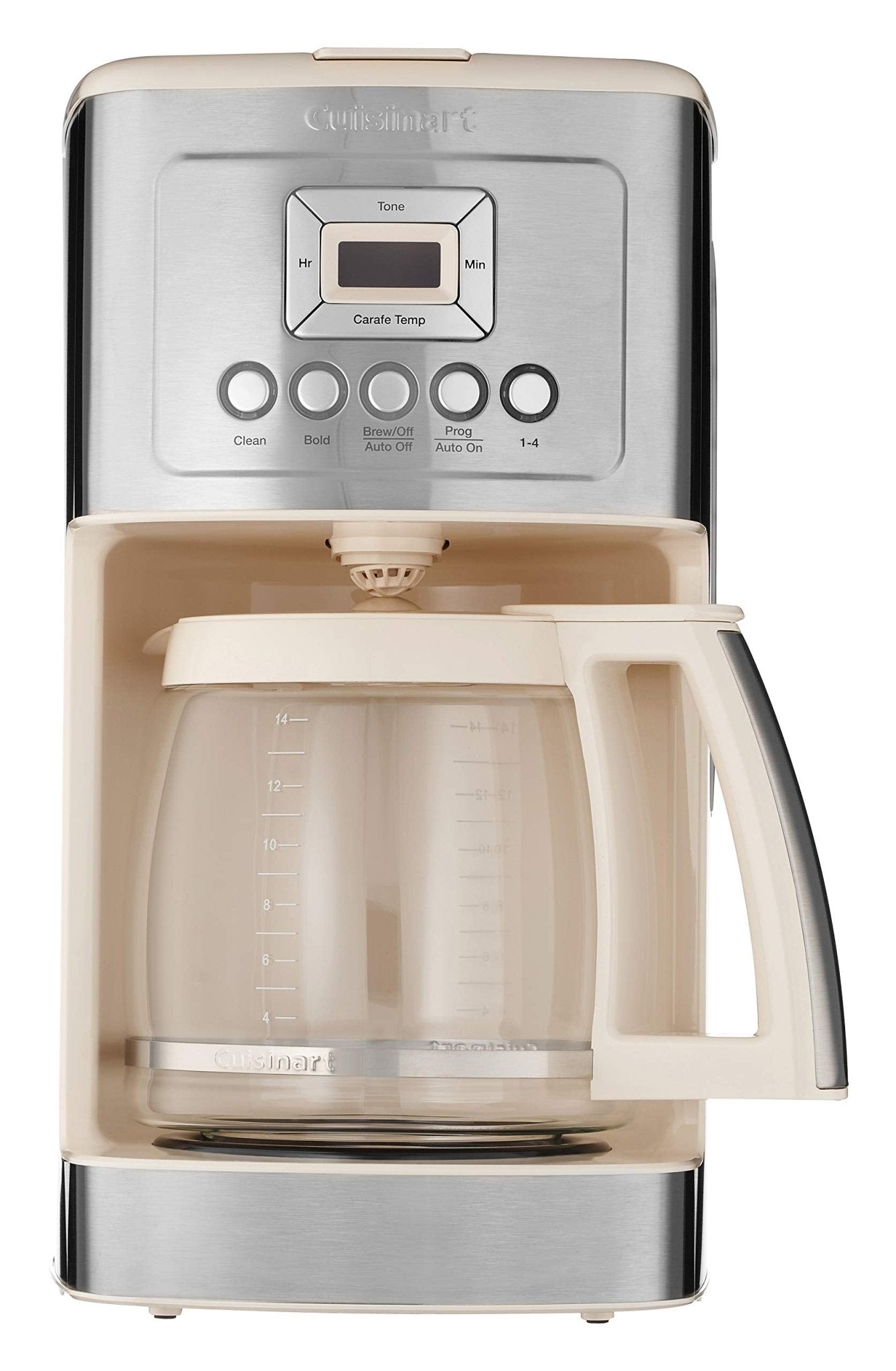 Cuisinart Coffee Maker, 14-Cup Glass Carafe, Fully Automatic for Brew Strength Control & 1-4 Cup Setting, Stainless