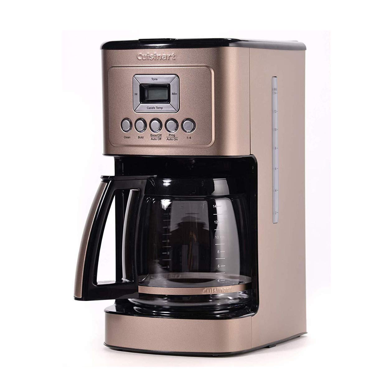 Cuisinart Coffee Maker, 14-Cup Glass Carafe, Fully Automatic for Brew Strength Control & 1-4 Cup Setting, Stainless Steel, DCC-3200UMB, Umber - My Kitchen Products