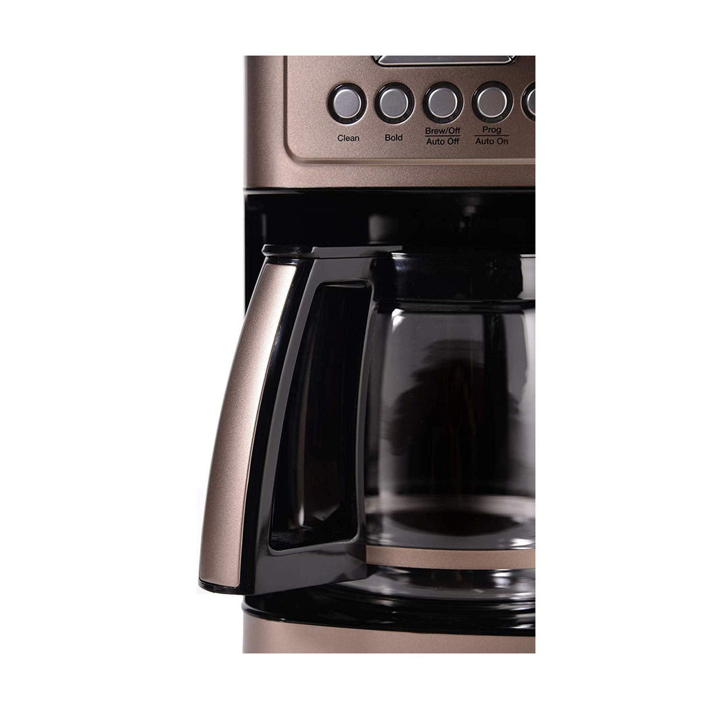 Cuisinart Coffee Maker, 14-Cup Glass Carafe, Fully Automatic for Brew Strength Control & 1-4 Cup Setting, Stainless Steel, DCC-3200UMB, Umber - My Kitchen Products